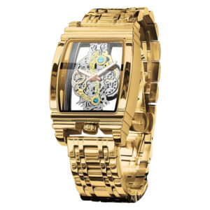 ساعت مچی عقربه‌ای کوارتز مردانه مدل پشت شیشه‌ای موتور پیدا کد 103